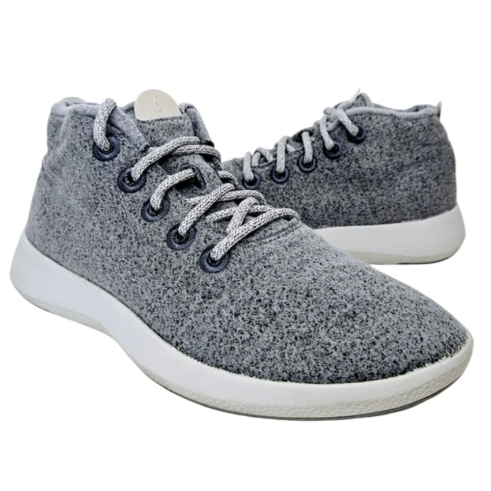 Allbirds Wool Runner-Up Mizzles High Top Sneaker Gray Men’s 8